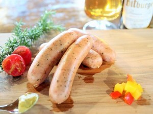 爽やかな肉汁あふれるハーブウインナー　ドイツ製法ソーセージ